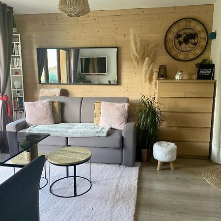 Studio Turquoise Quartier Grattague Vue Montblanc 圣热尔韦莱班 外观 照片