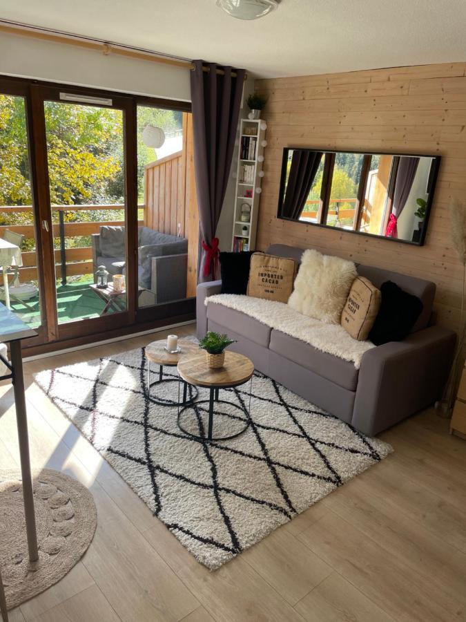 Studio Turquoise Quartier Grattague Vue Montblanc 圣热尔韦莱班 外观 照片