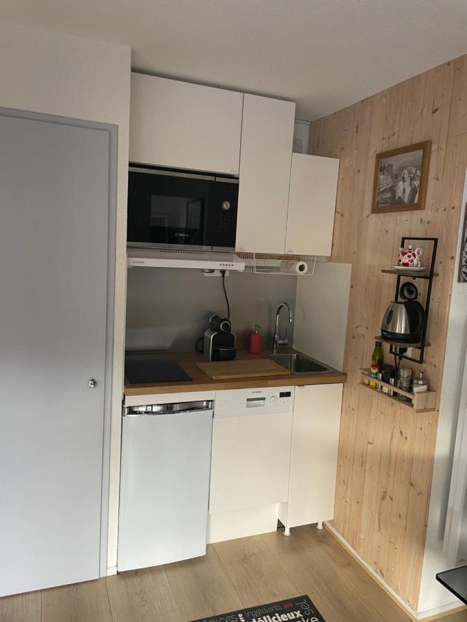 Studio Turquoise Quartier Grattague Vue Montblanc 圣热尔韦莱班 外观 照片