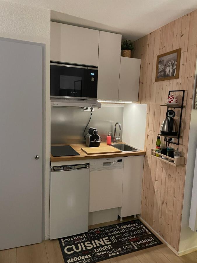 Studio Turquoise Quartier Grattague Vue Montblanc 圣热尔韦莱班 外观 照片