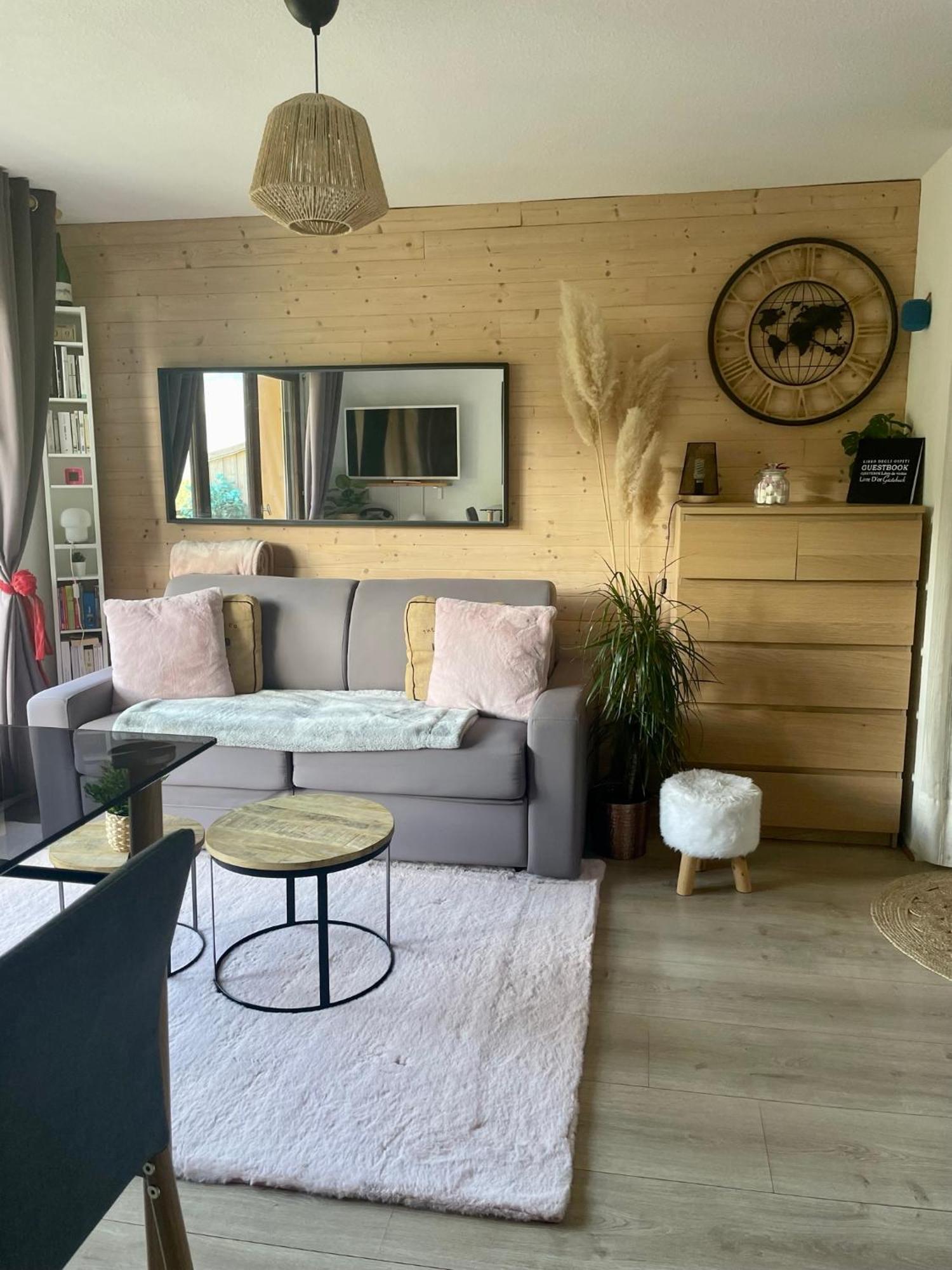 Studio Turquoise Quartier Grattague Vue Montblanc 圣热尔韦莱班 外观 照片